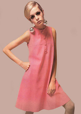Платья в стиле 60-х Твигги